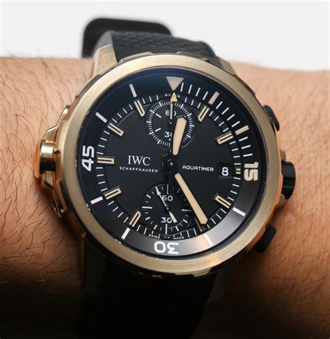 iwc darwin bronze review|A Natural Selection: The IWC Aquatimer Chronograph Edition.